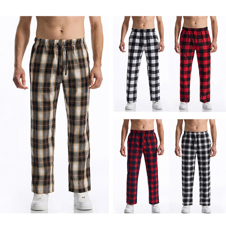 Men's Comfortable Checkered Pants Lune London