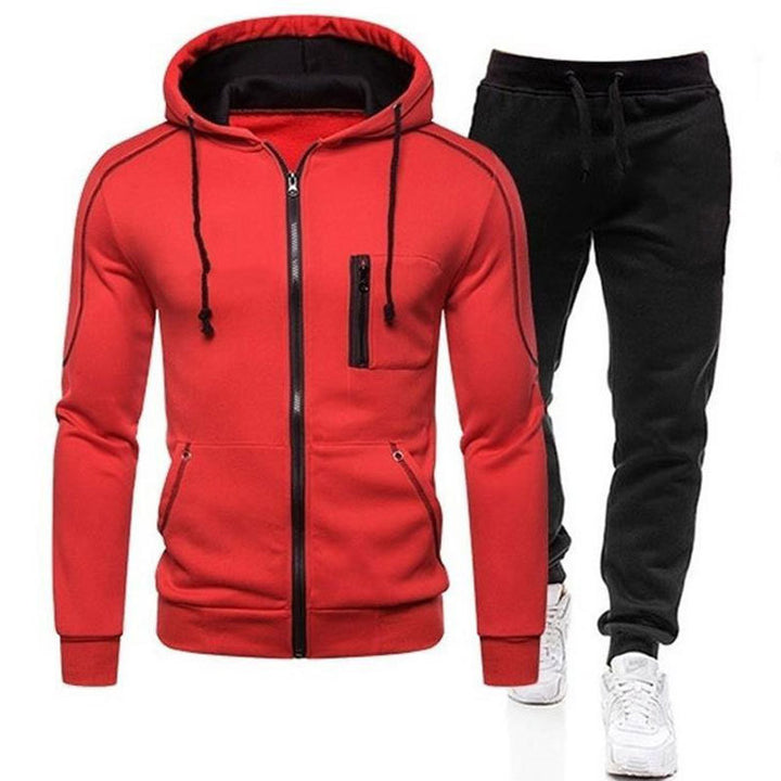 Men's sports set with practical zippered pockets Lune London