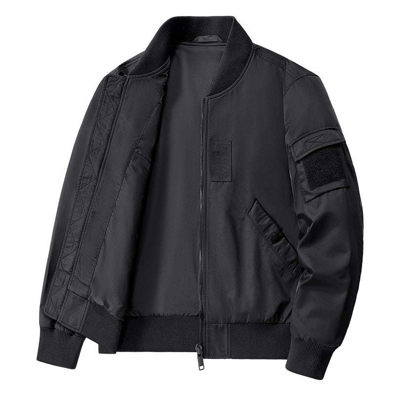 Casual bomber jacket for men with practical zip pockets Lune London