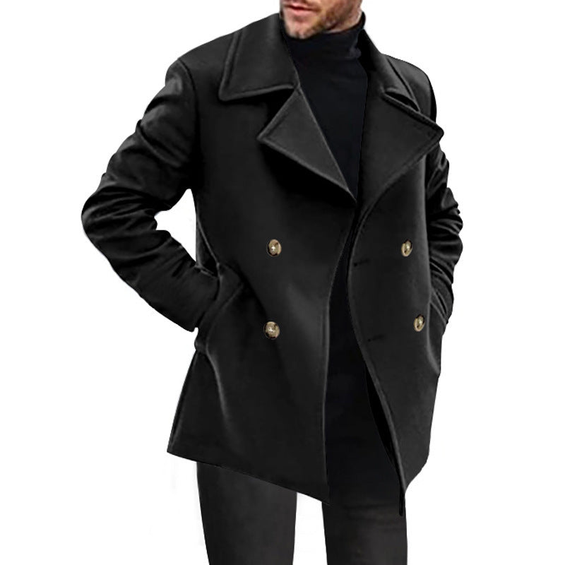 Men's Luxury Wool Double-Breasted Jacket Lune London