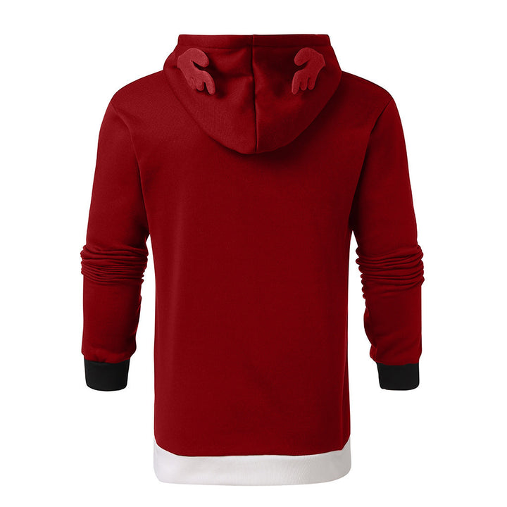 Hooded sweatshirt for women with reindeer eyes and kangaroo pocket Lune London