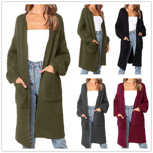 Ladies comfortable cardigan with pockets Lune London
