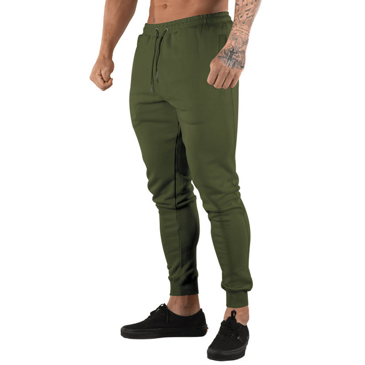 Men's sporty jogger pants with elastic waistband and practical zip pockets Lune London