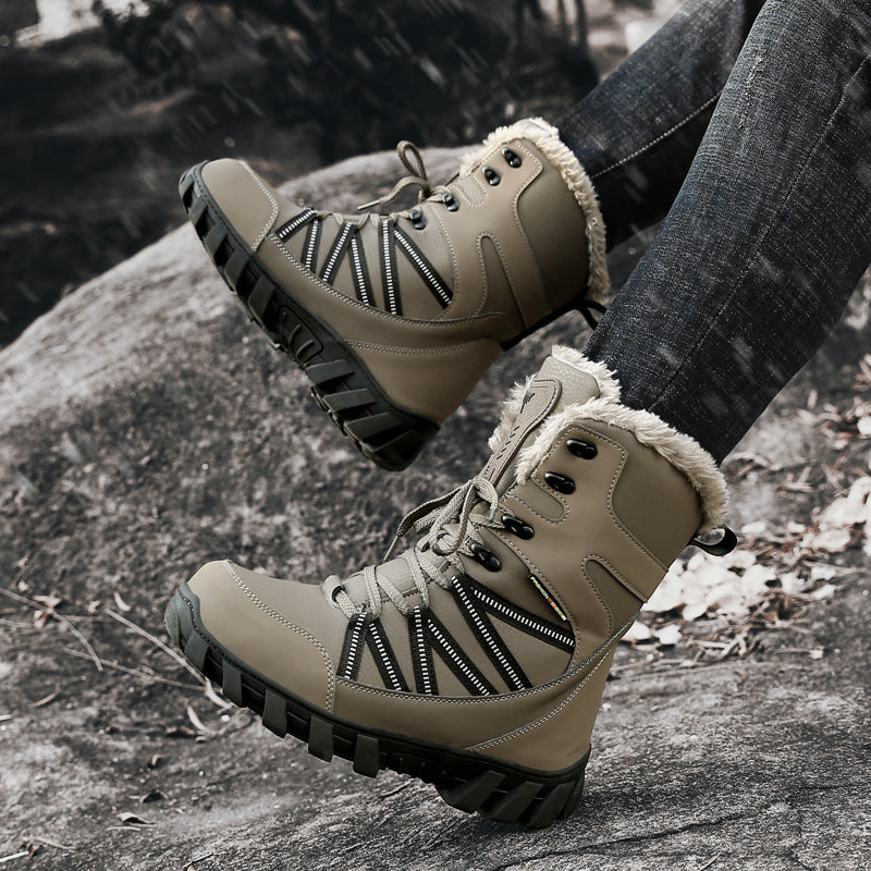 Winter hiking boots for women with insulated lining and non-slip sole Lune London
