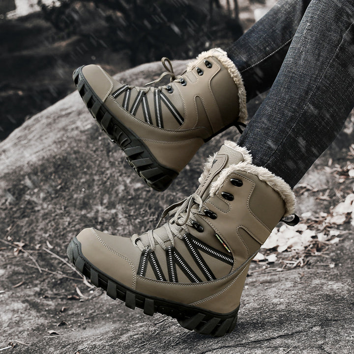 Winter hiking boots for women with insulated lining and non-slip sole Lune London