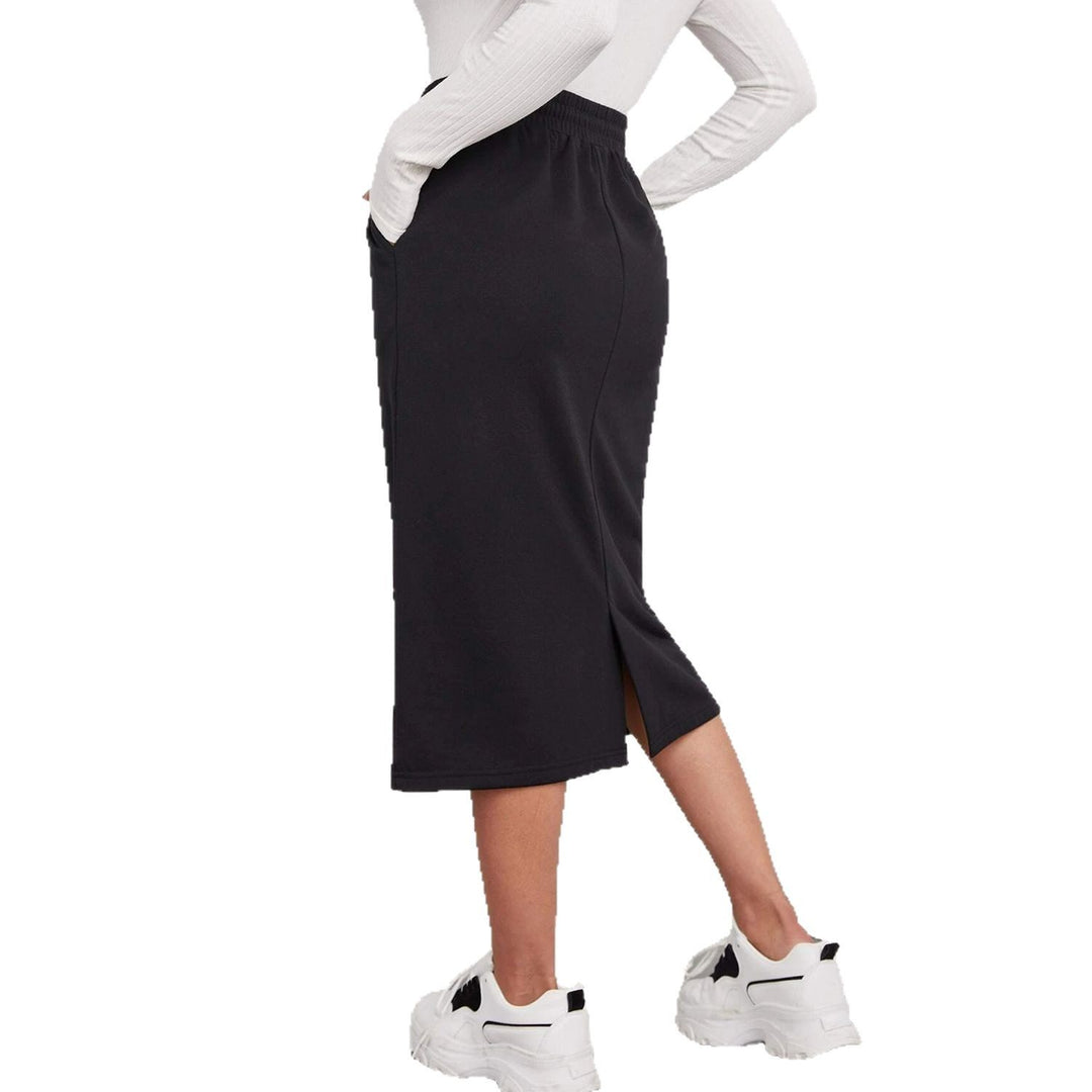 Casual jersey skirt for women with elastic waist Lune London