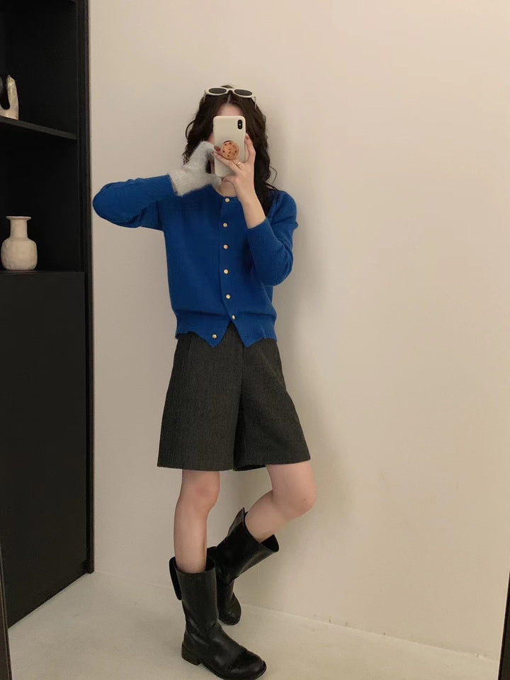 Cardigan femme avec des détails de boutons élégants et un matériau doux Chic & Stil