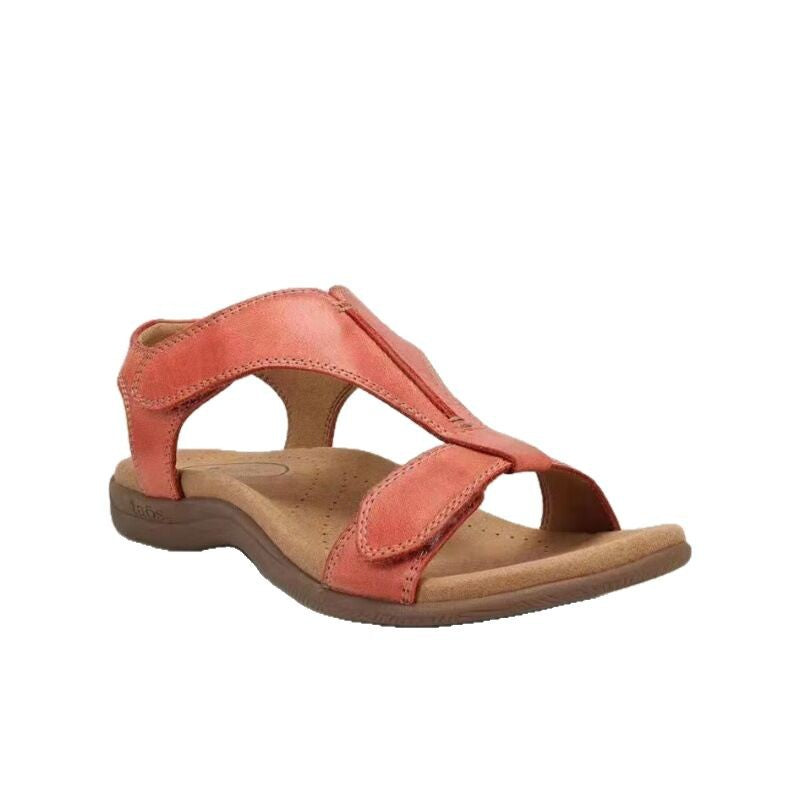 Comfortable strap sandals for ladies with elastic inserts Lune London