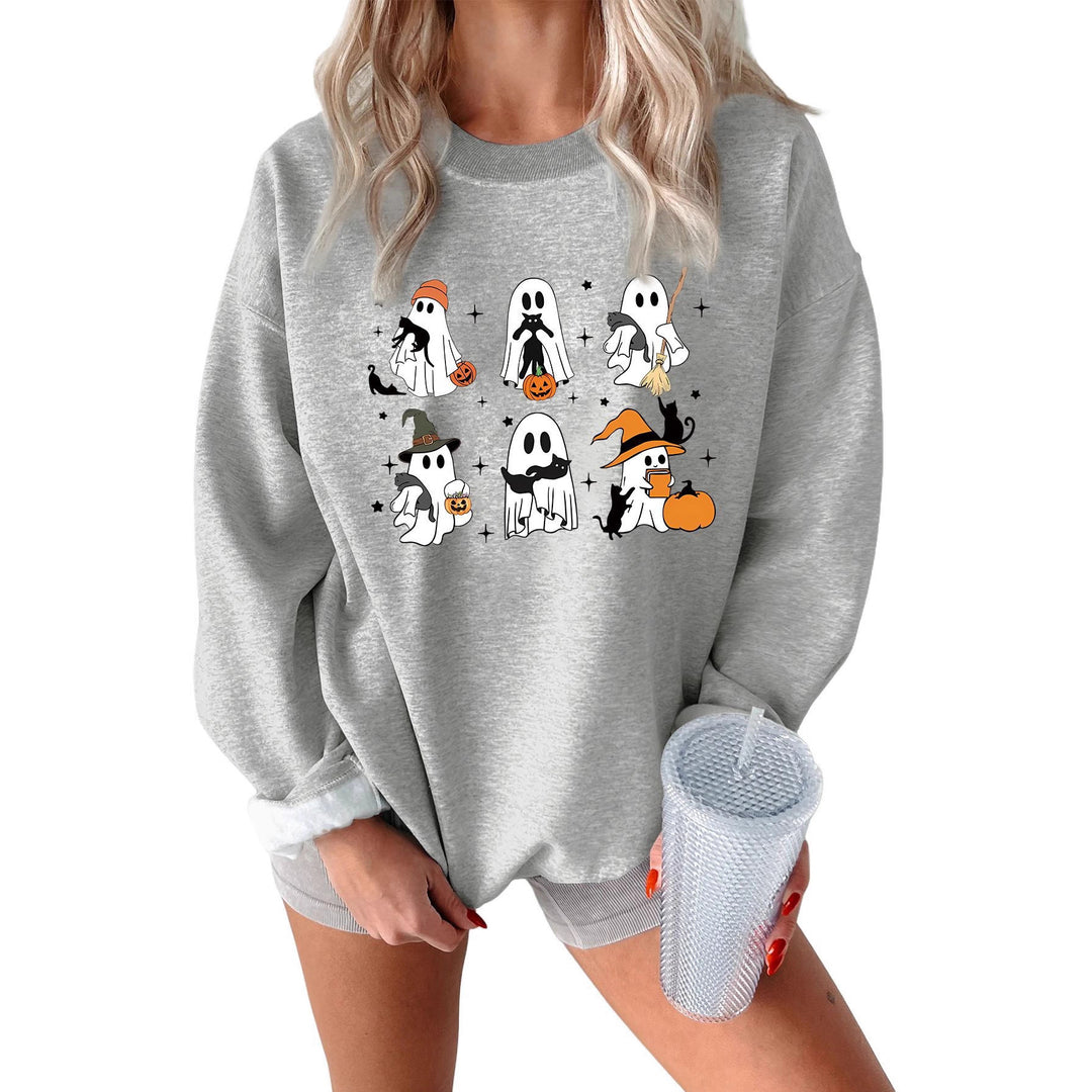 Sweatshirt pour femmes avec motif d'horreur créatif Chic & Stil