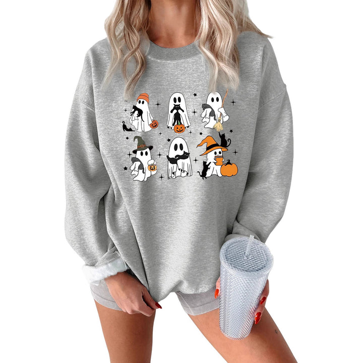 Sweatshirt pour femmes avec motif d'horreur créatif Chic & Stil