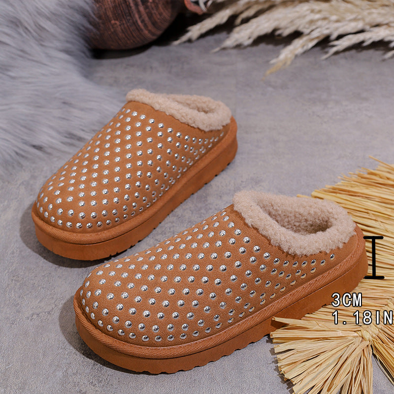 Slippers for women with sparkling accents and a cozy lining Lune London