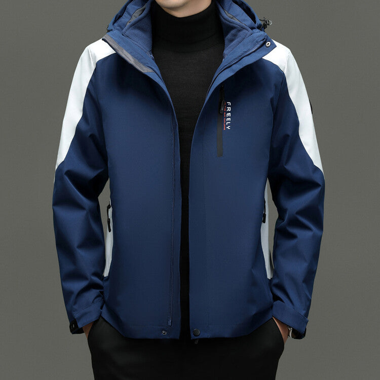 Functional jacket for men with innovative water-repellent properties Lune London