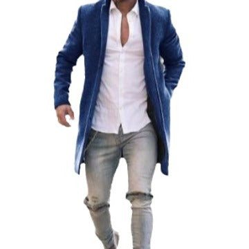 Men's Elegant Long Coat Lune London