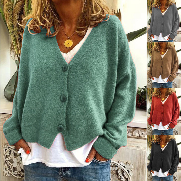 Women cozy knit vest with buttons and modern cut Lune London