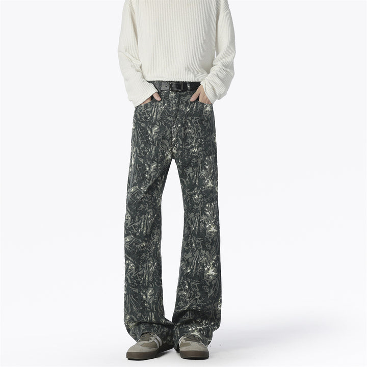 Trendy men's harem pants with a unique pattern and a comfortable fit Lune London