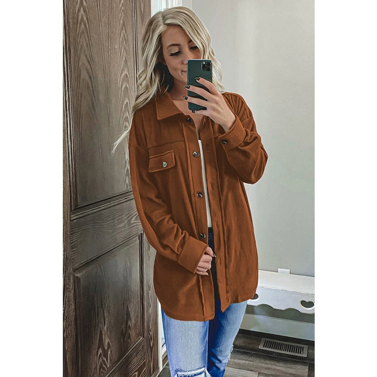 Lune London | Fleece Button Jacket.