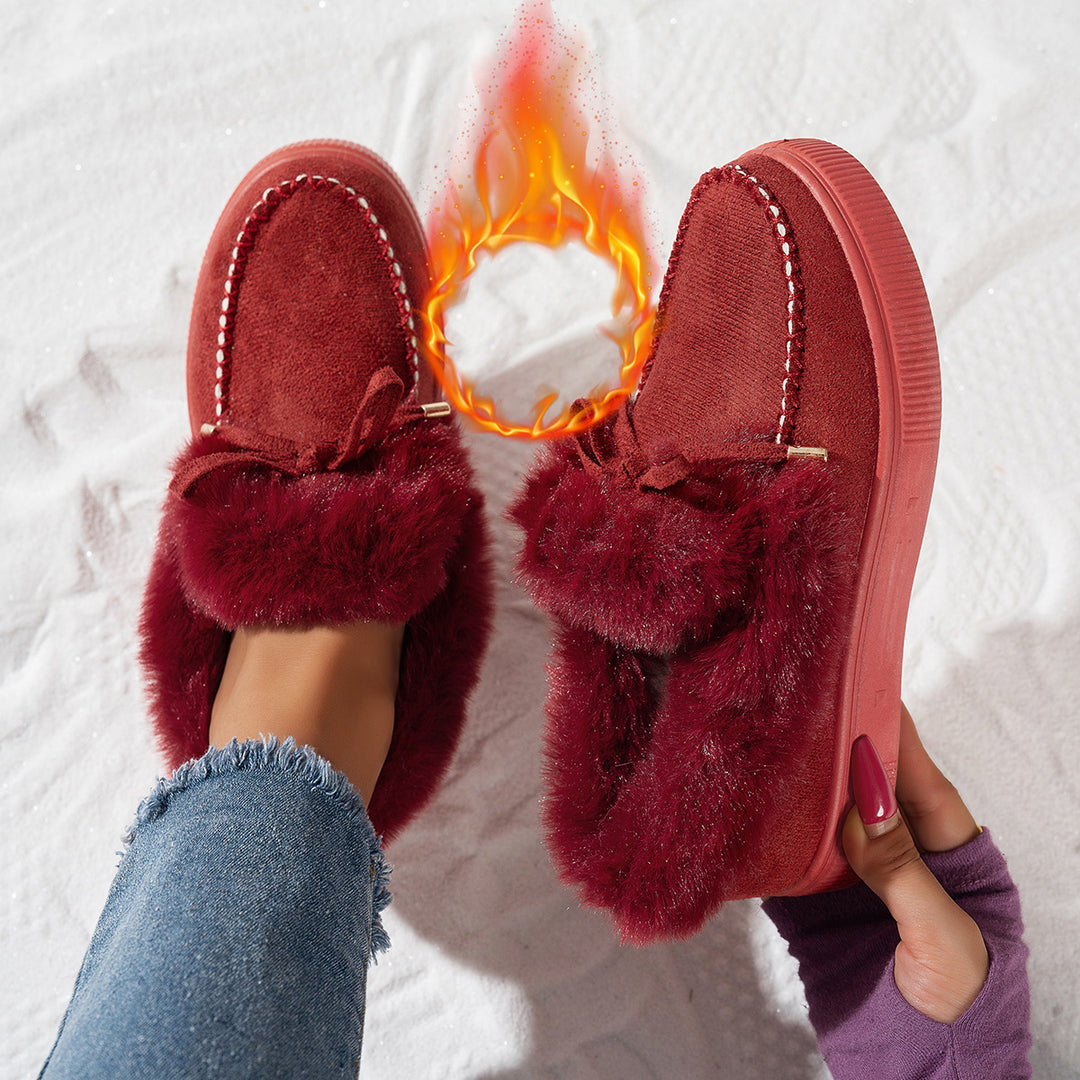 Ladies Fleece lined sneakers Lune London
