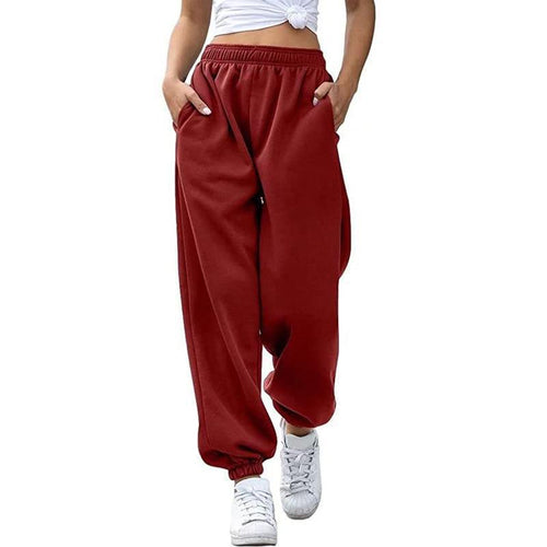 Casual pants for women with elastic waist and deep pockets Lune London