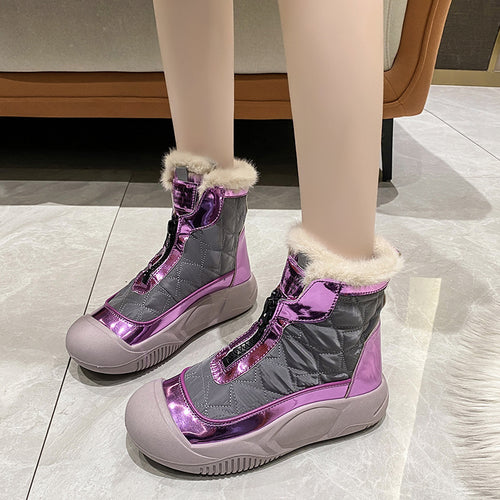 Women's insulated winter boots with comfortable warm lining Lune London