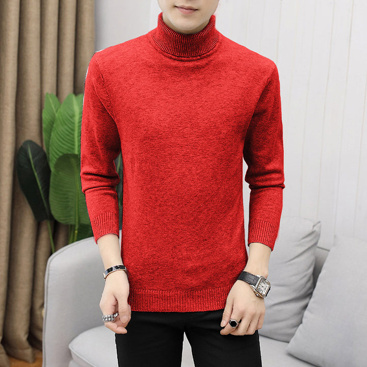 Turtleneck sweater with a fine structure for men Lune London