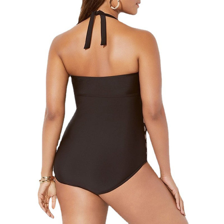 Ladies cord strap swimsuit combo Lune London
