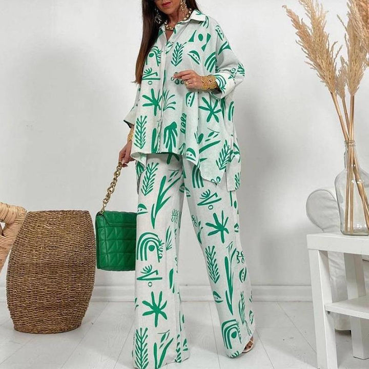 Casual set for ladies with artistic pattern Lune London