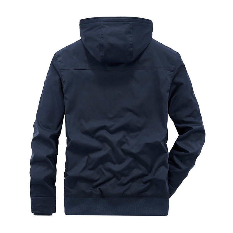 Technical transition jacket for men with warm inner lining Lune London