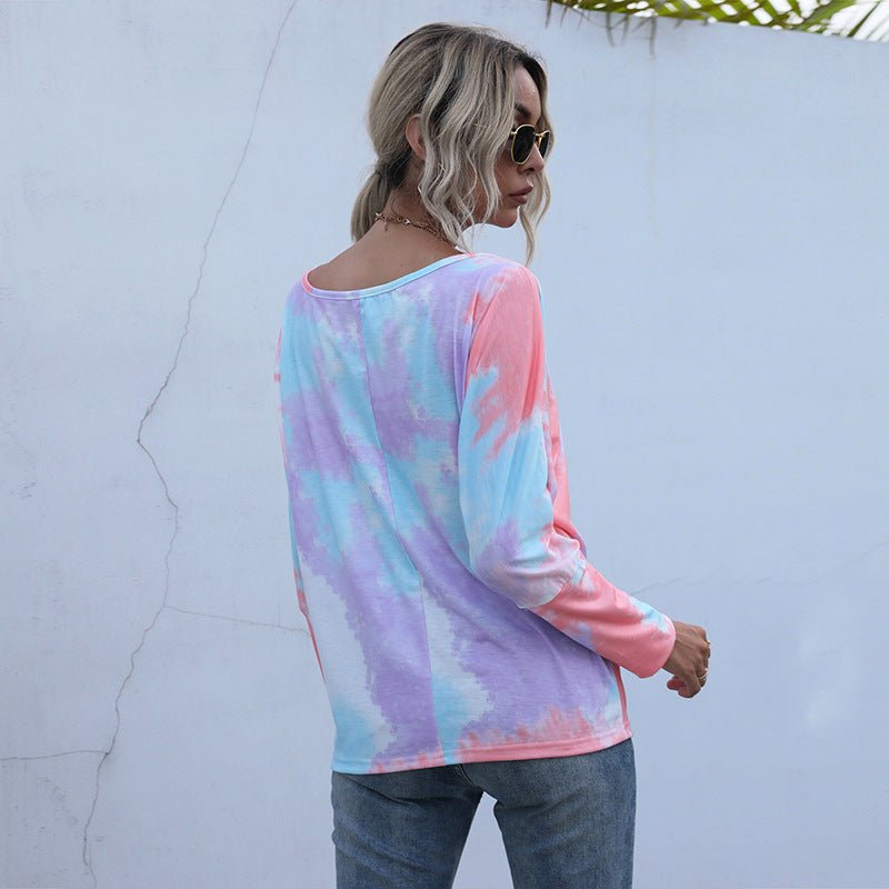 Casual women's top with loose fit and relaxed design with off-the-shoulder Lune London