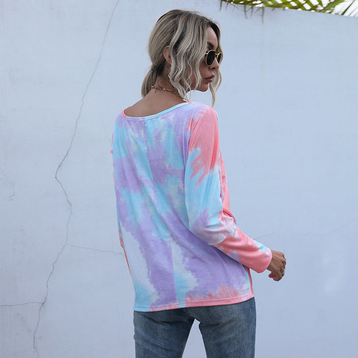 Casual women's top with loose fit and relaxed design with off-the-shoulder Lune London