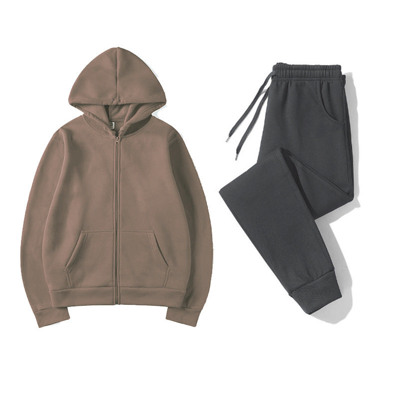 Women's sporty hoodie set with practical zipper and elastic waistband Lune London