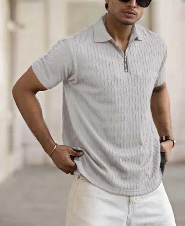 Men's Chic Structured Polo and Style