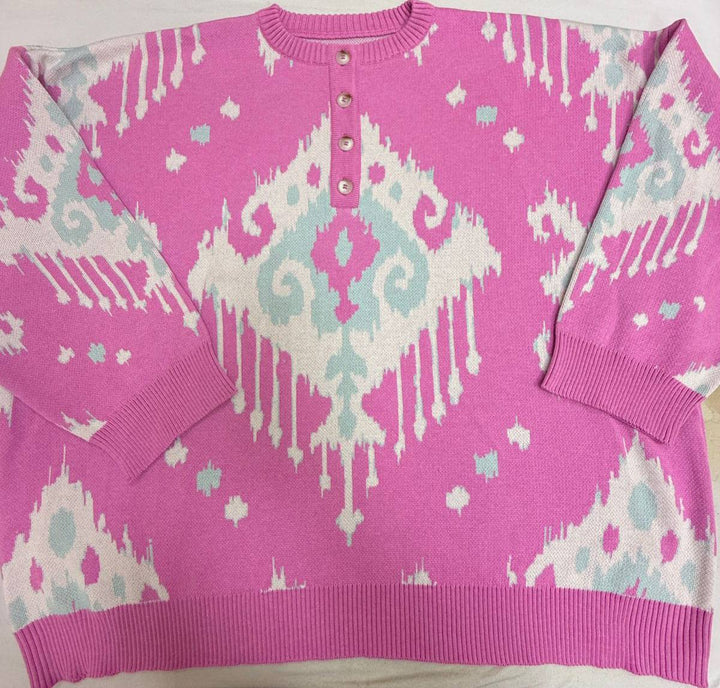 Knit sweater for women with innovative pattern Lune London