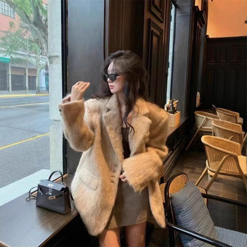 Ladies Fashion Oversized Jacket with Luxurious Lining Lune London