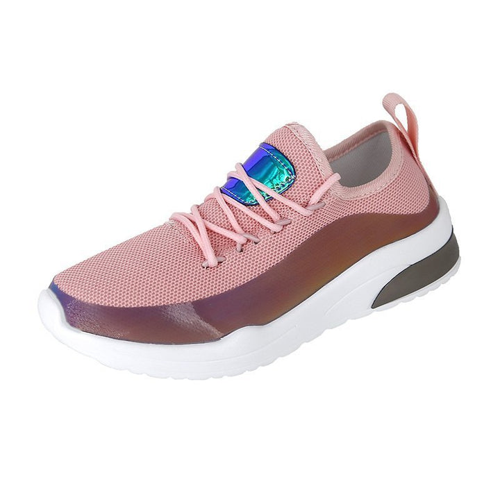 Breathable sports sneakers for women with reflective detail Lune London