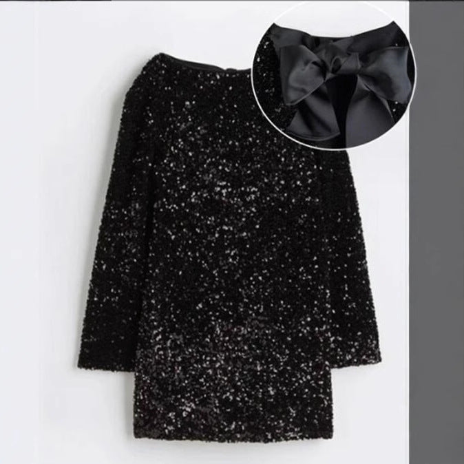 Chic and Stylish Shiny Mini Sequin Dress