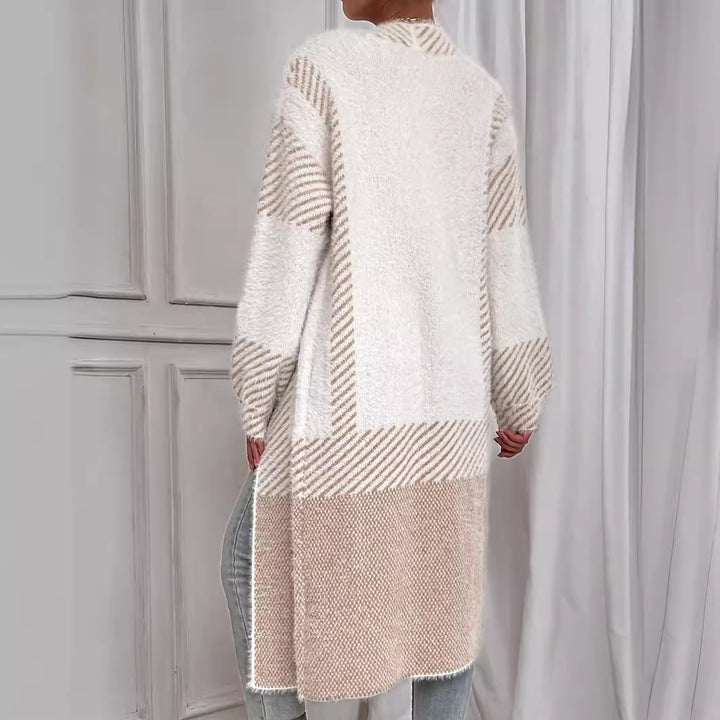 Women's cardigan with geometric pattern Lune London