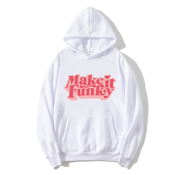 Women's hoodie with playful print Chic & Stil