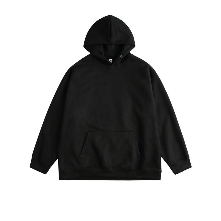 Men's casual hoodie made of high-quality cotton blend with practical kangaroo pocket Lune London