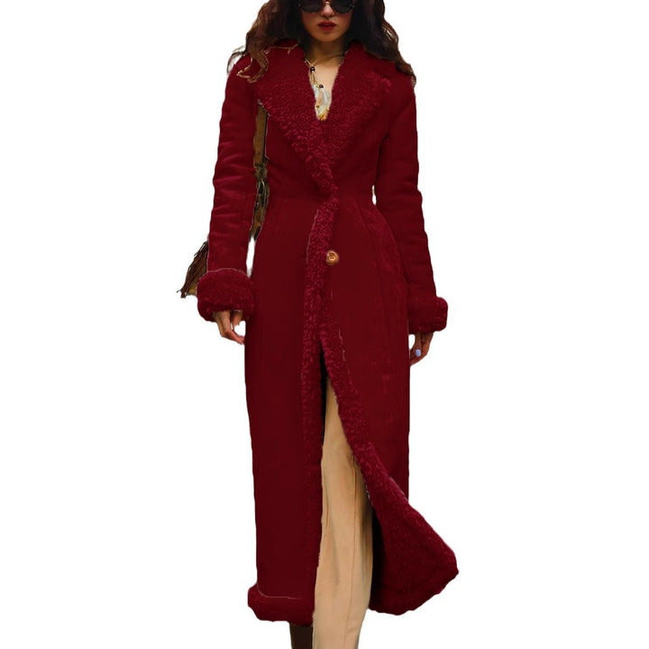 Ladies Long Fur Coat with Luxurious Inner Lining Lune London