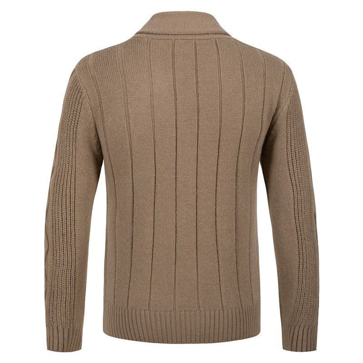 Men's knitted jacket with an innovative textured pattern and a comfortable fit Lune London