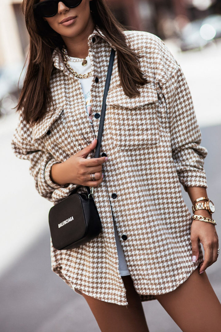 Plaid overshirt for women Lune London