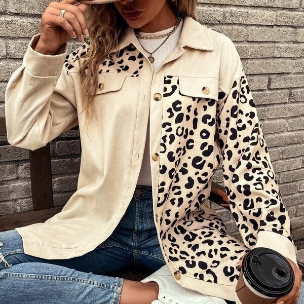 Lune London leopard overshirt for women