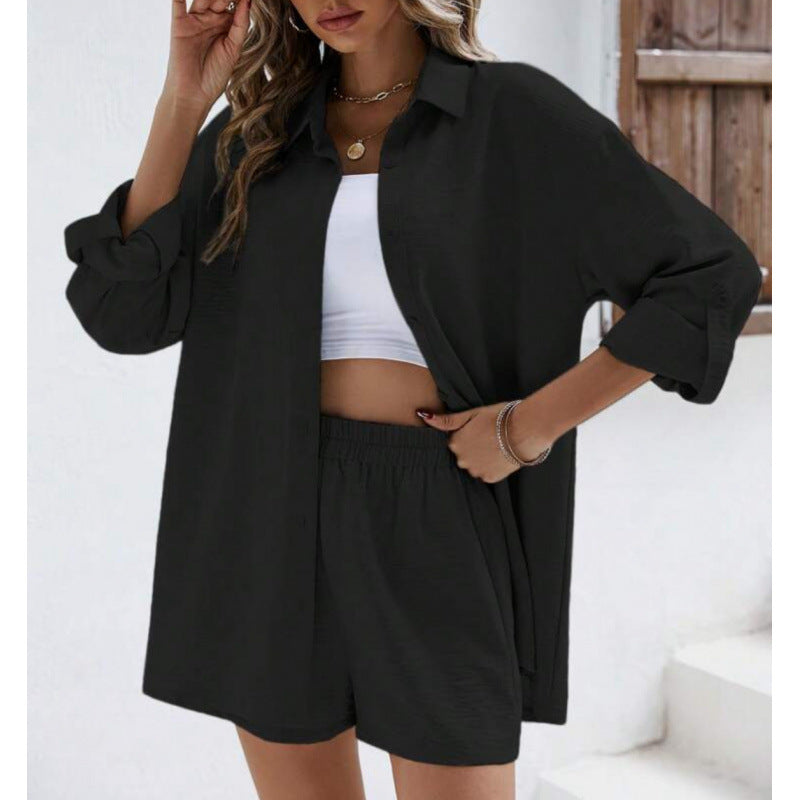 Lune London casual top and shorts set for women