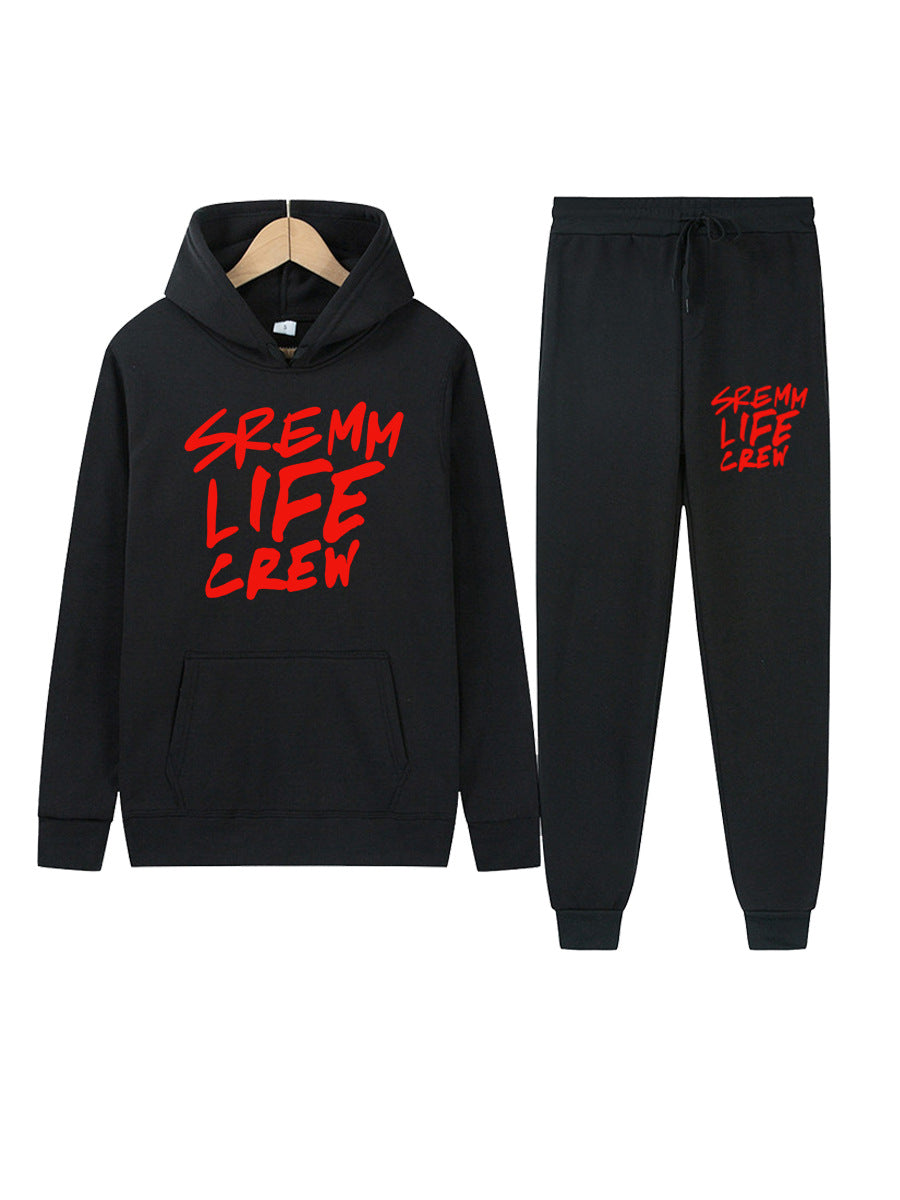 Women's hoodie and jogger set with striking inscription Lune London