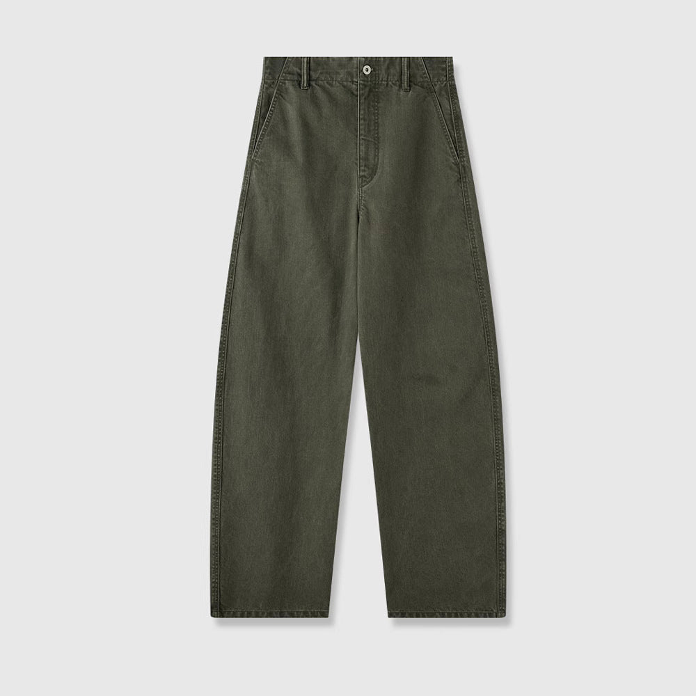 Pantalons en denim larges pour femmes à taille haute et coupe confortable Chic & Stil