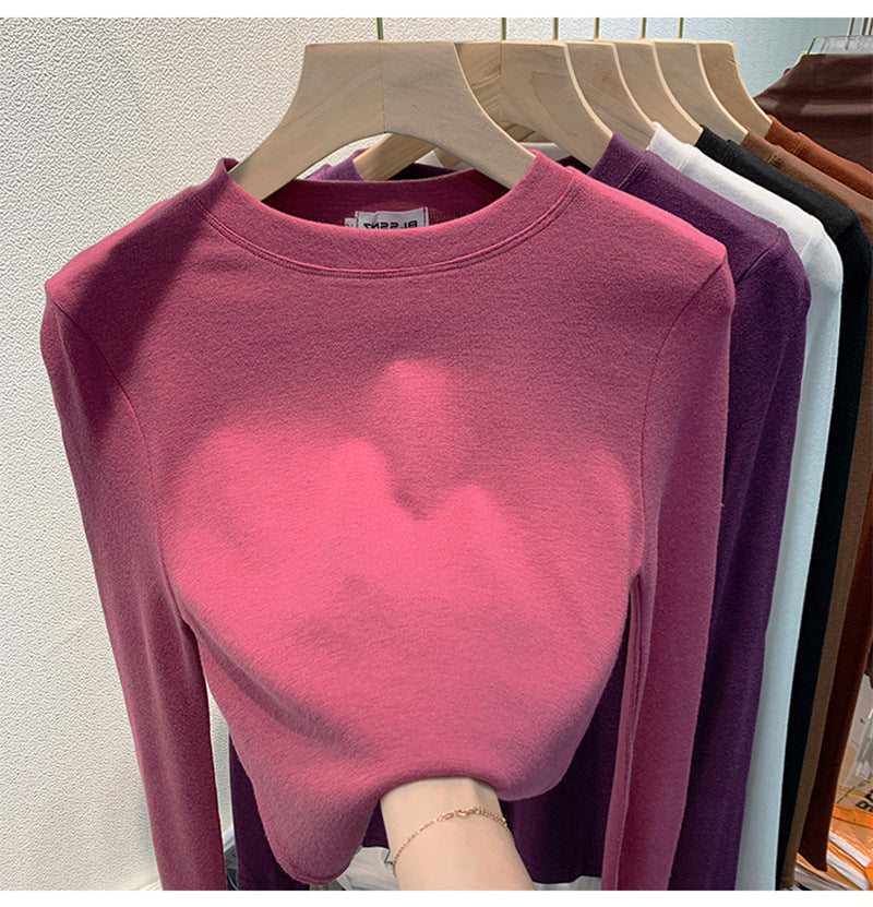 Women's casual long sleeve shirt with fine texture Chic & Stil