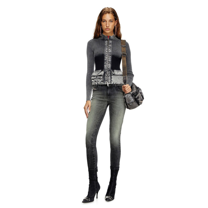 Women's vest with denim-inspired pockets and modern cut Lune London