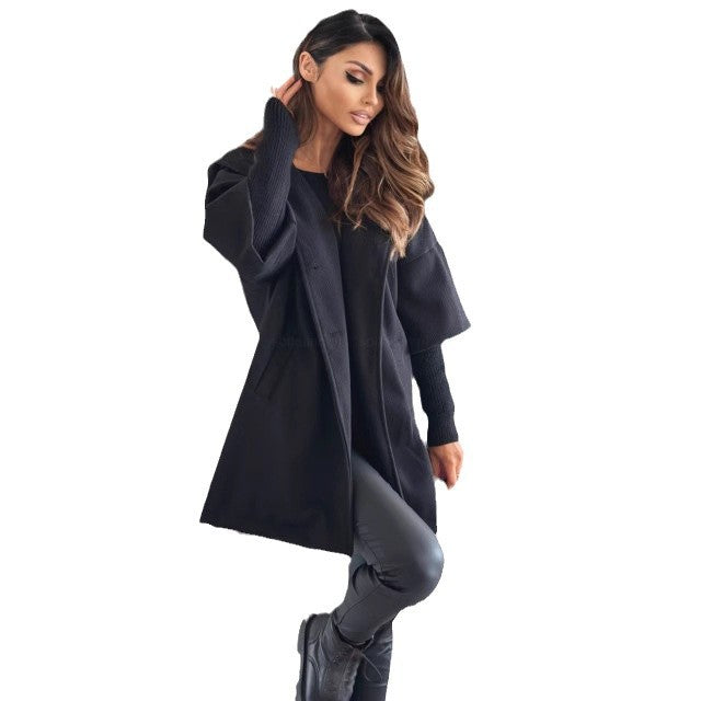 Women's hooded coat made of high-quality material with structured design Lune London