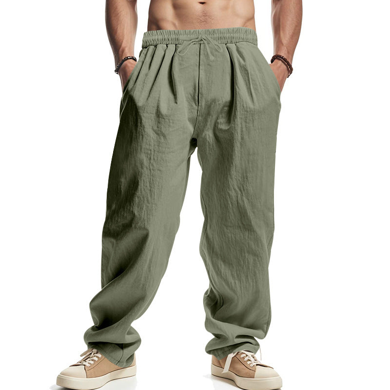Air leisure pants for men with elastic waistband and practical pockets Lune London