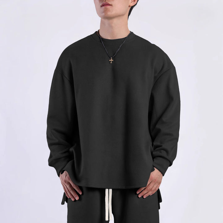 Long sleeve women's t-shirt with an innovative cut and functional side slits Lune London